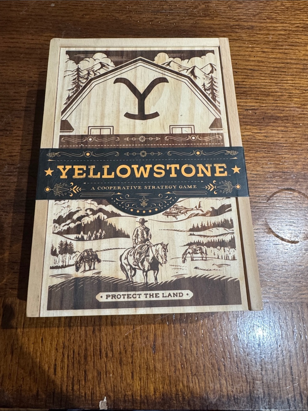 Yellowstone Cooperative Strategy Game - Wooden Box Edition